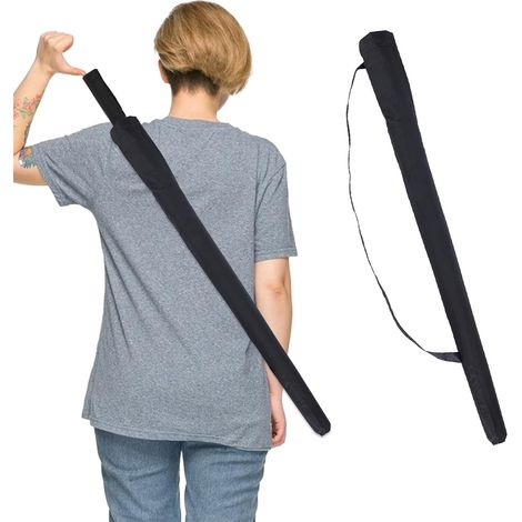 Housses de Parapluie de Pluie Noires de 31.5 Pouce Sac de Rangement pour Parapluie Anti Salissures Housse pour Parapluie de Golf Porte Parapluie Long Parapluies (1/5)