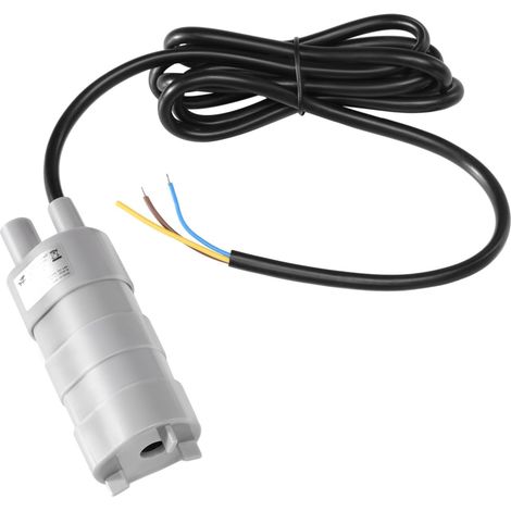 Pompe submersible 12 V, 600 l/h, hauteur de refoulement de 5 m, idéale pour camping-car, arrosage de jardin, caravane, aquarium, bassin, avec cùble de 1,5 m. (1/5)