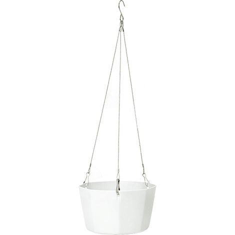Pot de fleurs suspendu à arrosage automatique, en plastique, panier suspendu, style nordique, jardinière hydroponique d'intérieur (1/5)