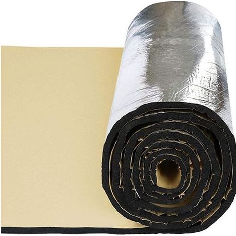 Voiture isolation thermique sous-couche tampon auto-adhésives en mousse tapis isolation acoustique 40"x24"/200x50cm (1/4)