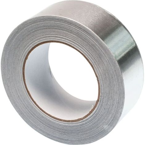 Silbernes Aluminiumklebeband, 3 cm x 10 m, feuerfest, hochtemperaturbeständig, wasserdicht, selbstklebende, feuerfeste Dichtungsmasse. (1/5)