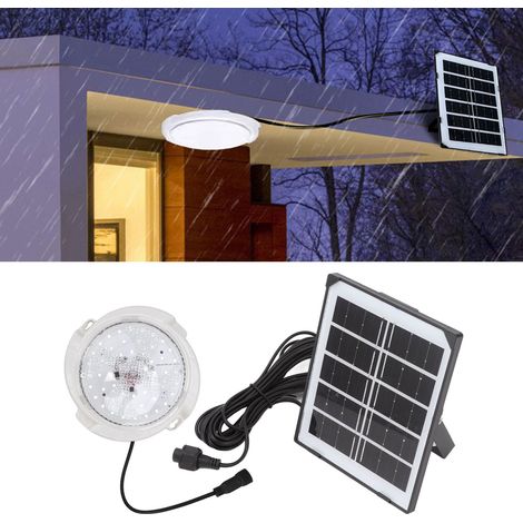 Plafonnier solaire à 2 modes de contrôle, 50 LED, 45 W, pour intérieur. (1/5)