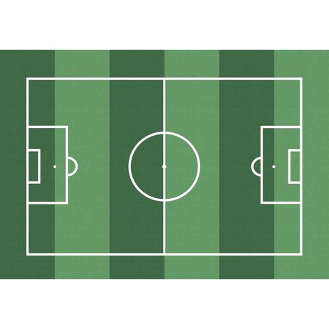 papier peint panoramique terrain de football vert  - ESTAhome (1/5)