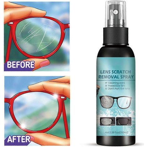 Lens Scratch Removal Spray, 100ml Eyeglass Windshield Glass Repair Liquid (1/5)