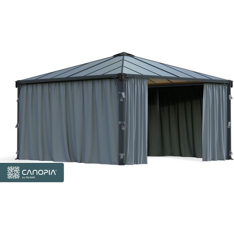 Canopia Set Di Tende Per Gazebo Palermo 4X2.2 m (1/5)