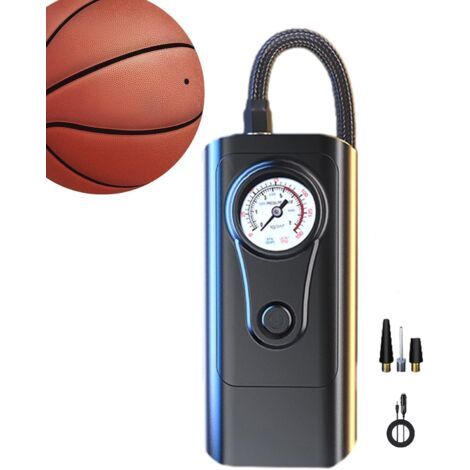 Pompe à air de voiture Petite pompe vélo gonflage électrique universelle Compresseur d'air portatif multifonctionnel gonfleur pneu Air rapide sûre pour des moto - (1/5)