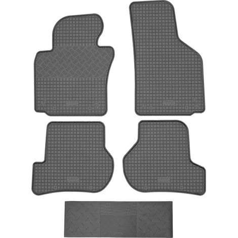 RIGUM 902679 Fußmatten + 900101 Abdeckung - Seat Leon II Schrägheck von 2006-2012, AV / OVAL Vorne - EINBAU