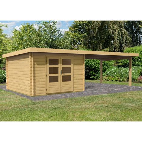 BH Bastrup 5 natur 280x280x222 im Set mit AD 4 m breit