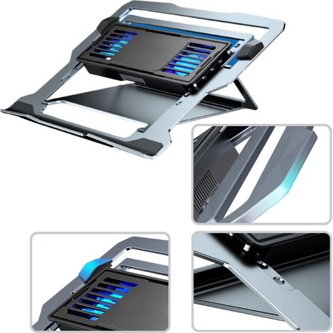 Laptop-Kühlpad, Kühler mit leisem Lüfter, geeignet für Laptops und Videospiele.