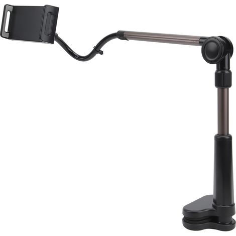 Wandhalterung für Tablet und Smartphone, 360° drehbar, flexibel und stabil, universelle Klemme für Schreibtische (1/5)