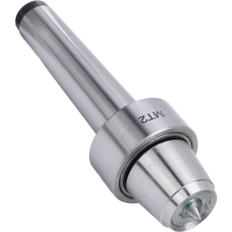 Contre-pointe tournante MT2 en acier inoxydable pour le travail du bois et des métaux (1/5)