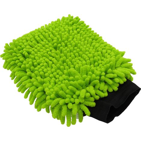 Microfibre Car Wash Cleaning Mitt (Glove Chenille Washing Mitten Noodle Dusting Polishing Scrub)