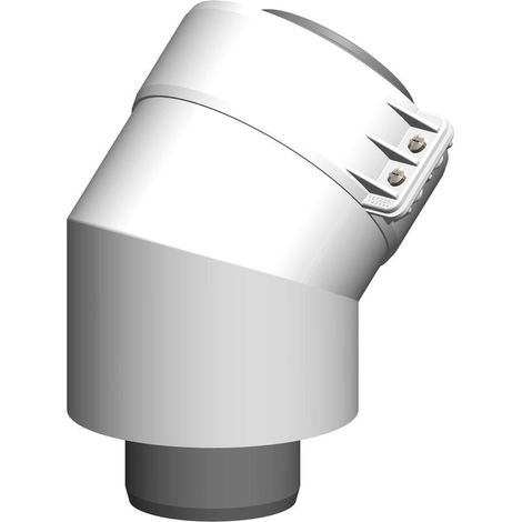 Atec Bogen PolyTwin 45Grad, konzentrisch, DN 60/100 45Grad (1/2)