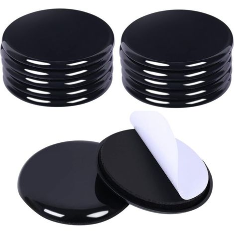 CHOYCLIT 16 Stück 70 mm Hochleistungs-Teflon-Möbelgleiter, Teppichgleiter, Möbelgleiter für einfaches Bewegen, wiederverwendbar und robust, Schutz und Geräuschreduzierung (1/5)