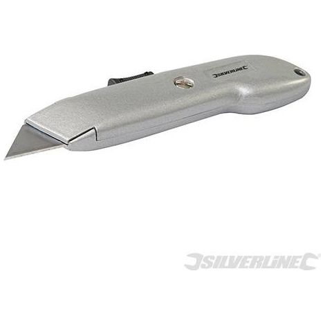 Cúter auto-retráctil  140 mm SILVERLINE CT11