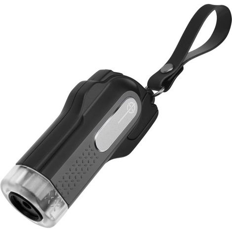 Martillo de seguridad para coche 3 en 1: llavero, rompeventanas y cortador de cinturones de seguridad.