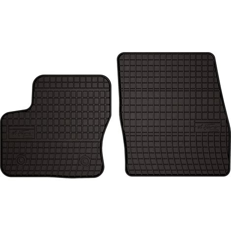 Tapis de voiture en caoutchouc pour: Ford Tourneo Courier combivan (2014-) - noir, montés