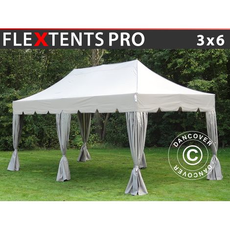 Carpa plegable Carpa Rapida FleXtents PRO "Peaked" 3x6m Latte, (1/5)