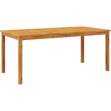 Table à manger de jardin,Table d'extérieur 180x90x75 cm bois massif d'acacia CFW60919 (1/5)