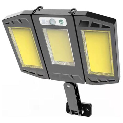 Lampadaire Led Cob Avec Panneau Solaire Photovoltaïque Et Capteur De Mouvement 30 W (1/2)
