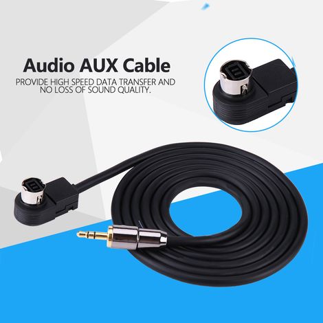 Câble adaptateur AUX radio auto pour lecteur CD JVC Alpine Ai-Net (1/5)