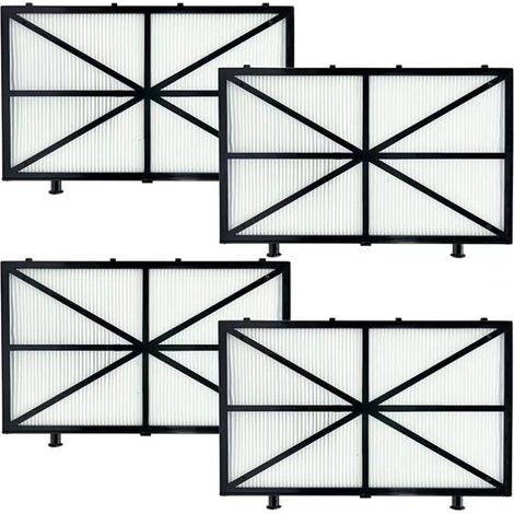 Ortviai Lot de 4 Filtres pour Robot de Piscine Dolphin - Cartouches de Filtration Ultra-Fines 9991432-R4 - Compatible avec Dolphin Nautilus CC Plus, M400, M500, Triton Plus - Panneaux de Remplacement (1/4)