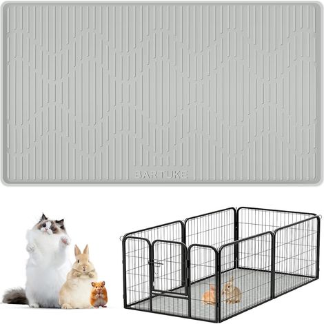 Soft Silicone Rabbit Floor Mat, 40"x28" Washable Reusable Training Mat for Small Animals, Guinea Pigs, Rabbit, Hamster, Cats, Dogs (1/5)