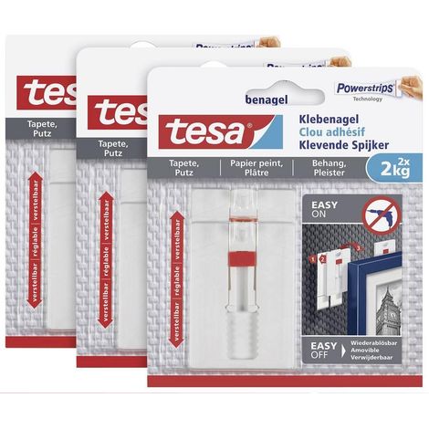 Tesa Anpassbarer Klebstift Weiß für Wanddekoration