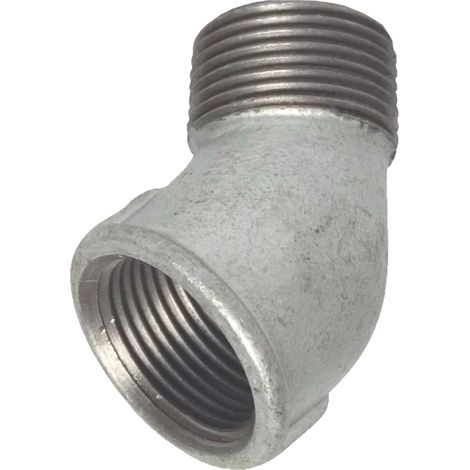 Codo de hierro fundido galvanizado de 45 grados, 1/2 pulgada, GW GZ