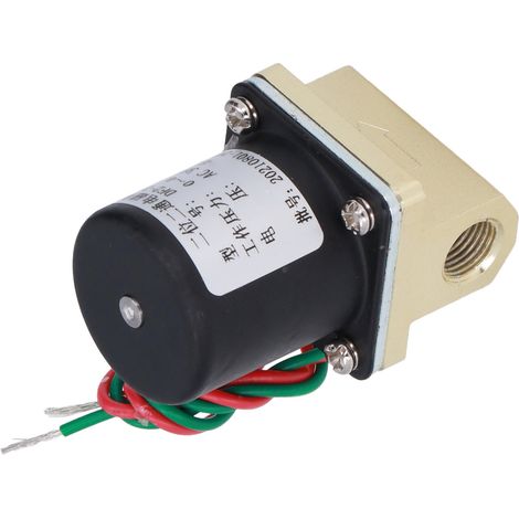 Électrovanne laiton moulé précis design séparé 2 voies 2 positions robinet fileté M10 pour gaz liquide AC 36V DF2 3 B (1/5)