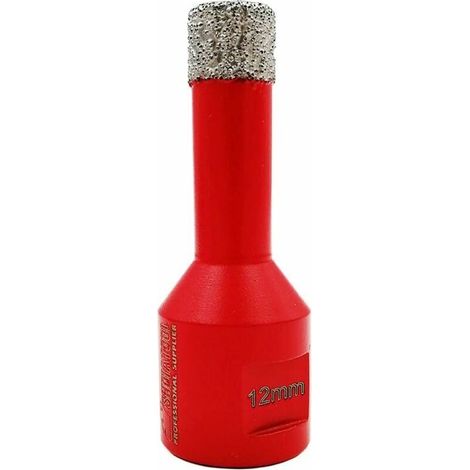 royaluxe -Forets Diamant 12mm Trépans de Forage avec Filetage M14 pour Perçage à sec en Porcelaine Carrelage Granit Marbre (1/5)