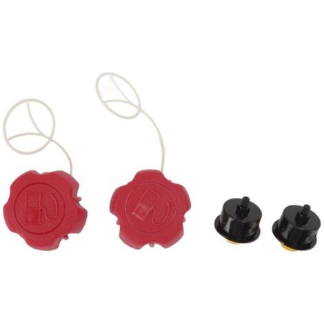 Ensemble de 2 Bouchons de Carburant et Pompes à Essence pour Tondeuses AISEN Modèles 1630 1855 1860 2055 2060 2060PRO- (1/4)