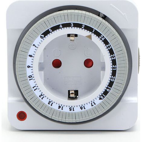 royaluxe -AC230V minuterie automatique interrupt prise minuterie prise certifiée CE prise 24H minuterie (1/3)
