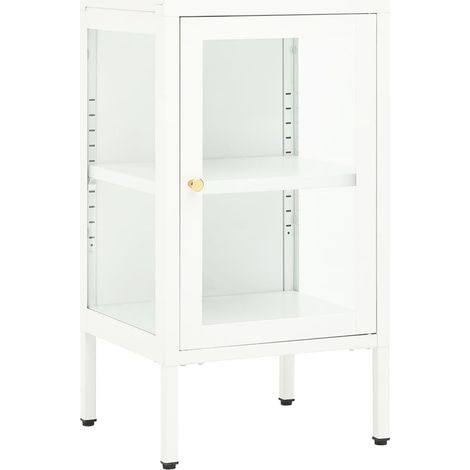 Maison Exclusive - Credenza 38x35x70 cm Metallo e Vetro