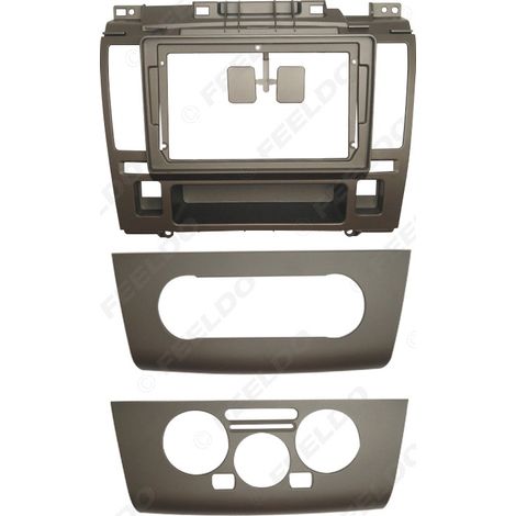 Compatible avec le panneau de navigation Nissan Tiida/Livina 2005-2010, le panneau de modification du système audio grand écran et le cadre polyvalent de 9 pouces.