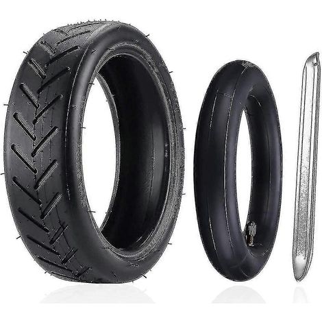 Pneu de trottinette 8 1/2 avec chambre à air, pneus 8,5 pouces pour extérieur et intérieur pour trottinette électrique 1s M365 (1/5)