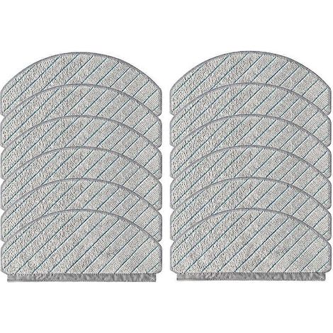 12PCS Serpillière Cloth Pads pour Ecovacs Deebot N20 / Plus N20 Pro Plus pièce détachée Lavable Mopping Pads (1/5)