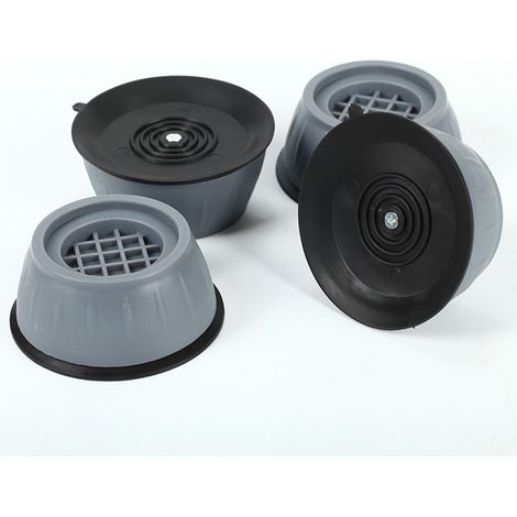 Coussinets Anti-vibrations en plastique, 4 pièces, tapis de pieds de Machine à laver, antidérapant universel, résistant aux chocs (1/5)