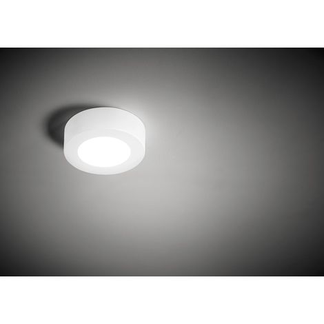 Vivida - SPRING plafoniera tonda led bianca Ø120mm 6W 4000K