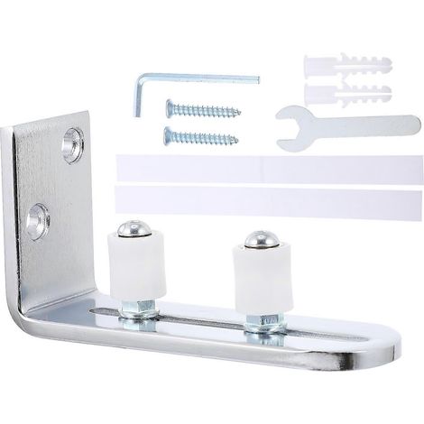 Guide de bas de porte coulissante (1 pièce) - Système de guidage au sol pour porte coulissante à plat (1/5)