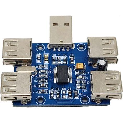 Hub USB à quatre ports, module d'extension USB 2.0 (1 vers 4 ports), puce GL850G (1/4)