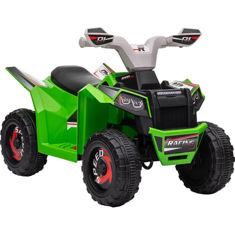 Quad électrique enfant 6V, voiture à batterie avec marche avant/arrière, 70 x 41,5 x 48,5 cm, vert (1/5)