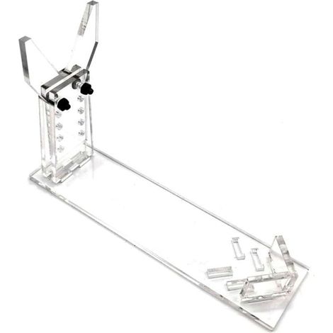 Acryl-Waffenständer, 5-fach höhenverstellbare Halterung für alle kleinen Waffen (1/5)