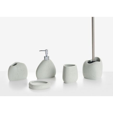Badaccessoires Set 5-teilig COATA Hellgrau (1/5)