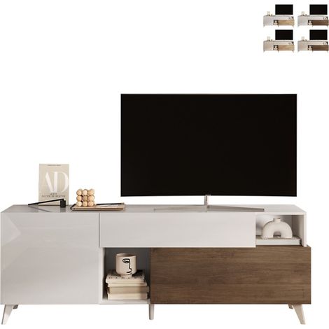 TV-Möbel 2 Türen, 1 Schublade und 2 offene Fächer B180 cm - MALA