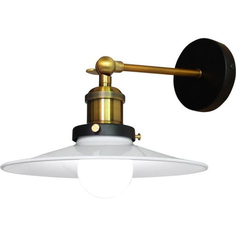 Creative flying saucer single wall lamp, Postmodern wrought iron adjustable bedside lamp, wall lamp and wall lamp, dining room