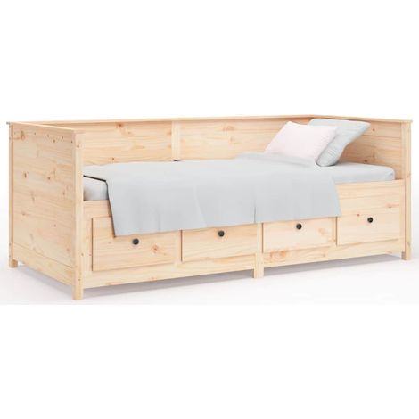 Maison Exclusive - Tagesbett ohne Matratze 75x190 cm Massivholz K (1/5)