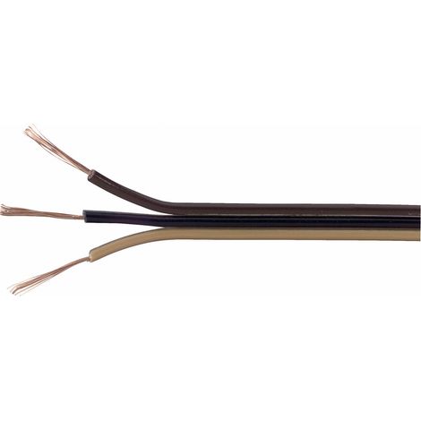 TRU COMPONENTS 1564517 Litze 3 x 0.14 mm² Hellbraun, Schwarz, Dunkelbraun 5 m