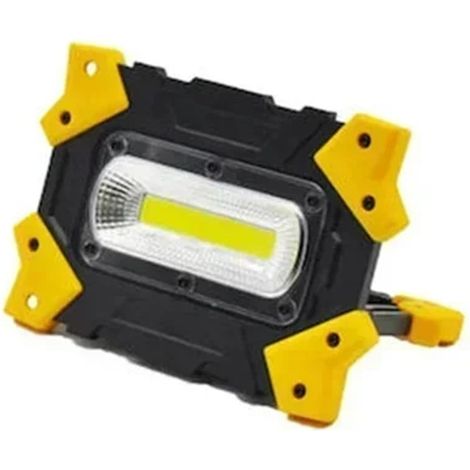 Andowl - Lampada Faretto Da Lavoro Cantiere A Led Batteria Ricaricabile Portatile 4500mah Q-gz10w - (1/5)
