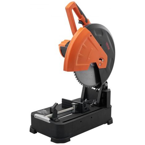 Tronçonneuse à Métaux de 35,5 cm Scie à Onglet Métaux 0-45 Degrés 2800 W 1200 tr/min Scie à Tronçonner avec Lame en Inox et Alliage Céramique Découpe Froide pour Barres d'Armature Alu Atelier (1/4)